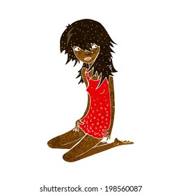 cartoon pretty girl