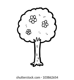 Cartoon Pretty Tree Stock Vector (Royalty Free) 103862654 | Shutterstock