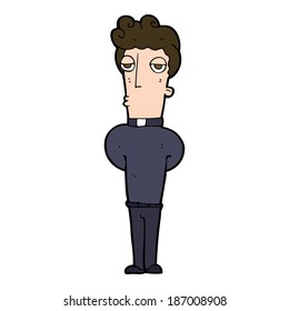 cartoon priest