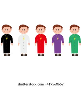 Cartoon priest