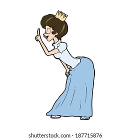 princesa de caricatura