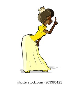 princesa de caricatura