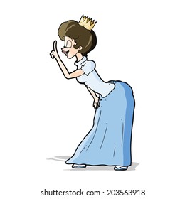 Cartoon-Prinzessin