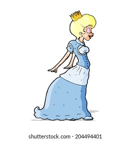 princesa de caricatura