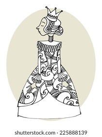 Cartoon princess