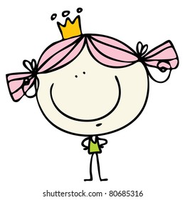 princesa de caricatura