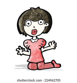 cartoon princess girl