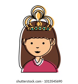 cartoon princess icon