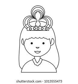 cartoon princess icon