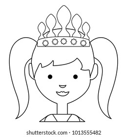cartoon princess icon