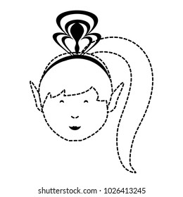 cartoon princess icon