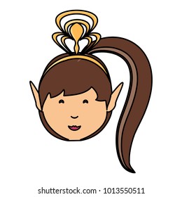 cartoon princess icon image