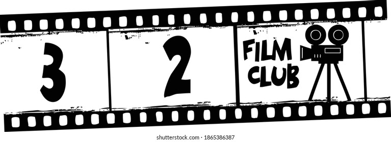 cartoon print design about motion picture