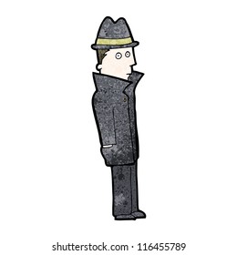 detective privado de dibujos animados