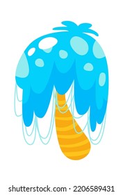 Cartoon Psychedelic Mushroom. Vektorgrafik