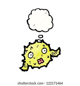 cartoon puffer fish