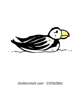 cartoon puffin