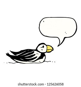 ataúd de caricatura con burbuja de habla