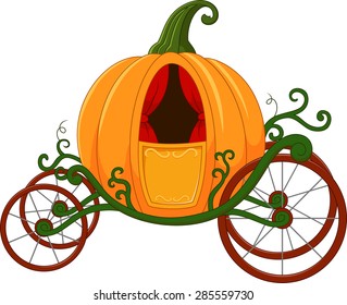 Cartoon Pumpkin Carriage