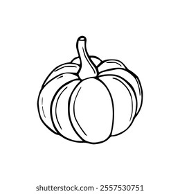 cartoon of pumpkins for coloring pages