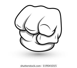 Cartoon Punch- Vector Illustration