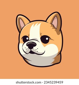 Cartoon puppy dog vector design supper cute Cartoon dog vector design