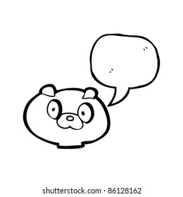 cartoon puppy with speech bubble