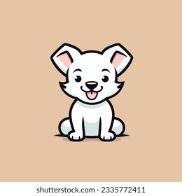  Cartoon Puppy Vector Decorative Art and Pet Store Logo Poster