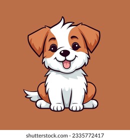  Cartoon Puppy Vector Decorative Art and Pet Store Logo Poster