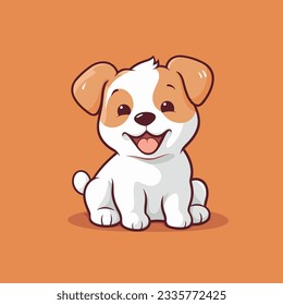  Cartoon Puppy Vector Decorative Art and Pet Store Logo Poster