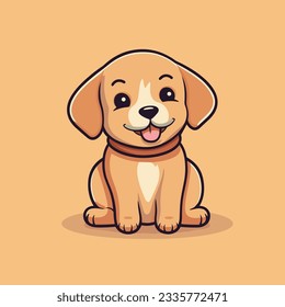  Cartoon Puppy Vector Decorative Art and Pet Store Logo Poster
