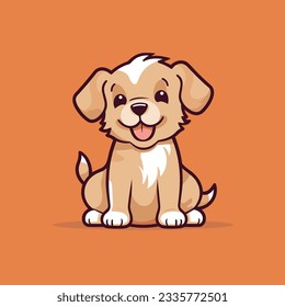  Cartoon Puppy Vector Decorative Art and Pet Store Logo Poster