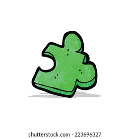 cartoon puzzle piece