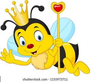 Cartoon Queen Bee