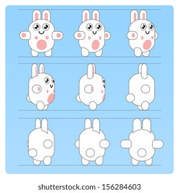cartoon rabbit