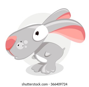 Cartoon rabbit