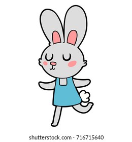 conejo de dibujos animados