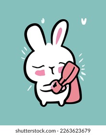 cartoon rabbit bunny vector design