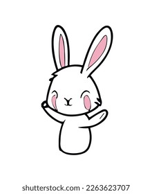 cartoon rabbit bunny vector design