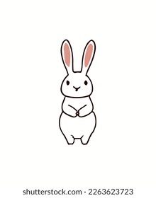 Cartoon-Kaninchen-Hase-Design