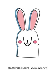 cartoon rabbit bunny vector design