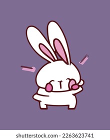 cartoon rabbit bunny vector design