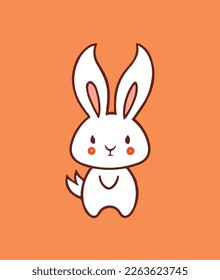 cartoon rabbit bunny vector design