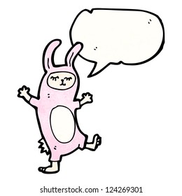 disfraz de conejo de dibujos animados