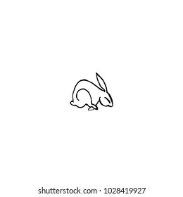 Cartoon Rabbit Doodle