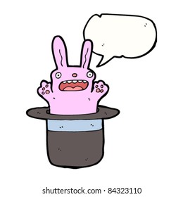 cartoon rabbit in hat