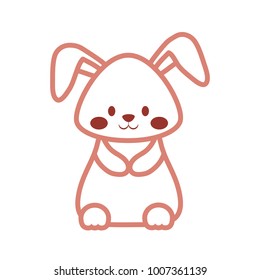 cartoon rabbit icon