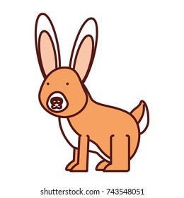 cartoon rabbit icon