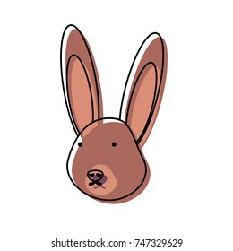 cartoon rabbit icon 