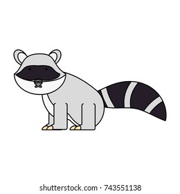 cartoon raccon icon